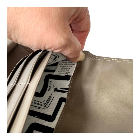 Lodis Magenta Pink Full Size Clutch Style Leather Wallet - Picture 4 of 10